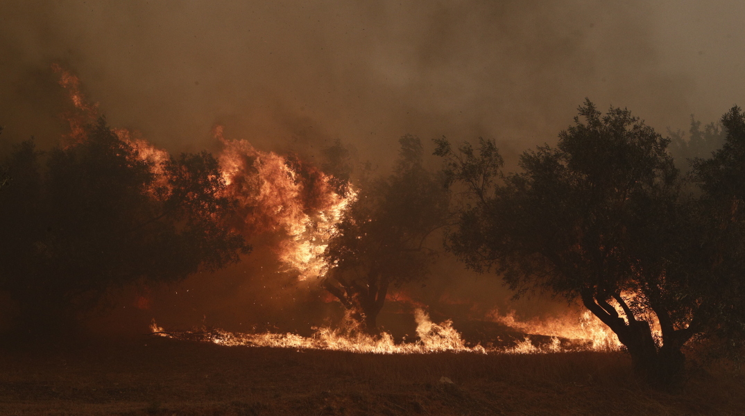Φωτιά στον Ασπρόπυργο