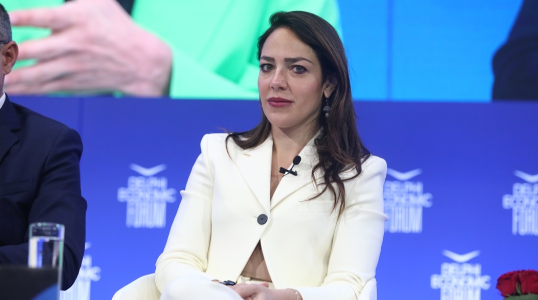 Η υφυπουργός Παιδείας και Θρησκευμάτων, Δόμνα Μιχαηλίδου