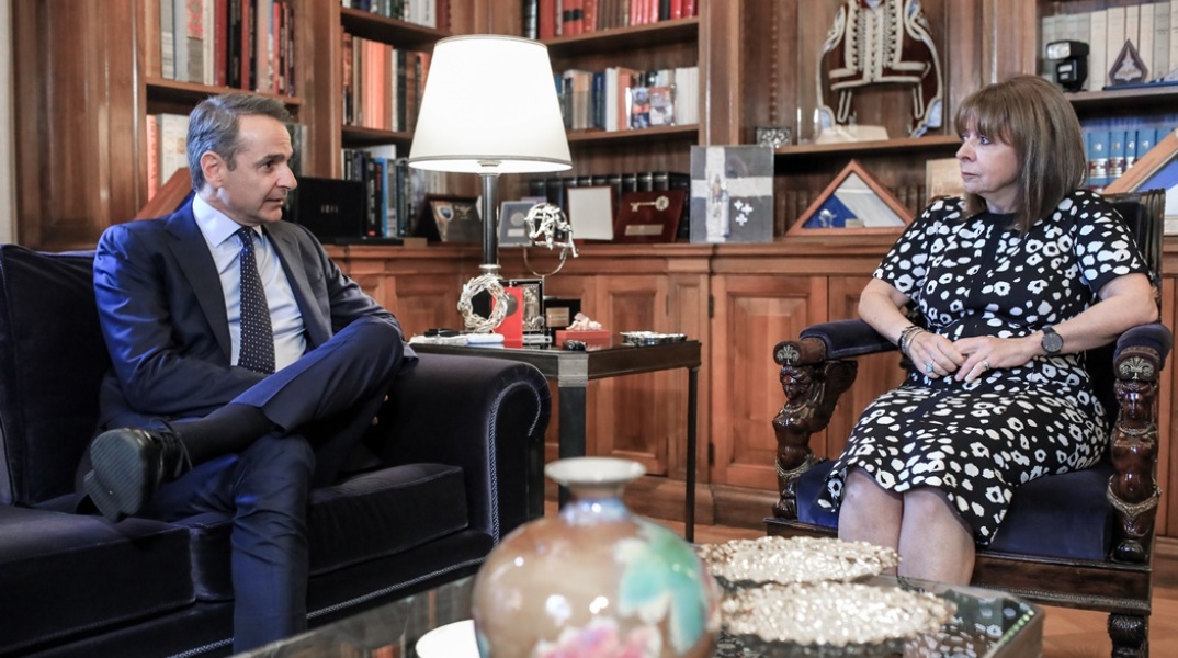 Κυριάκος Μητσοτάκης - Κατερίνα Σακελλαροπούλου