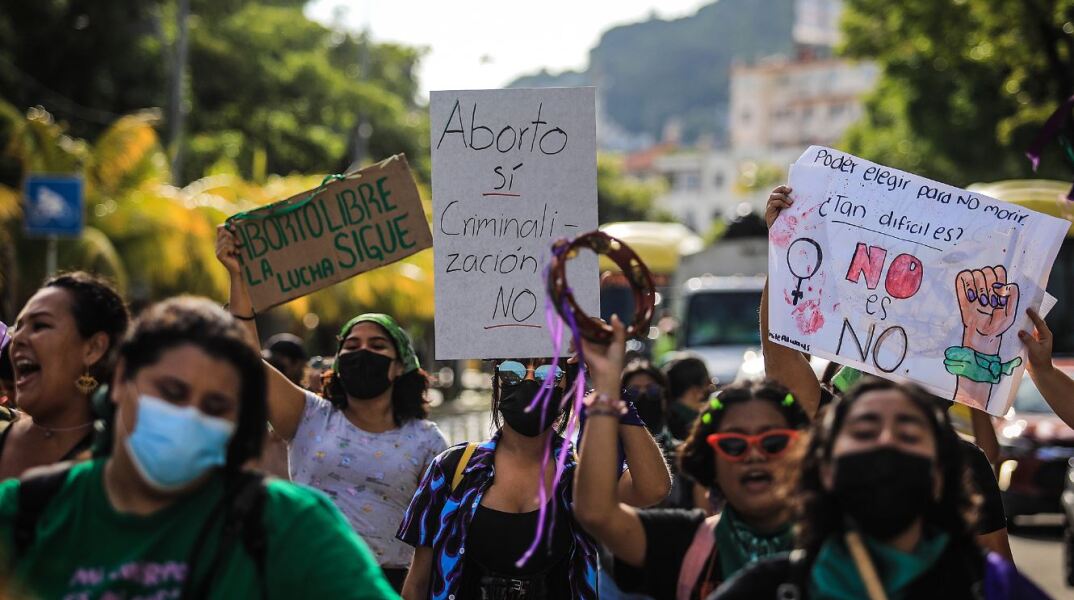 Διαδήλωση υπέρ της άμβλωσης στο Μεξικό