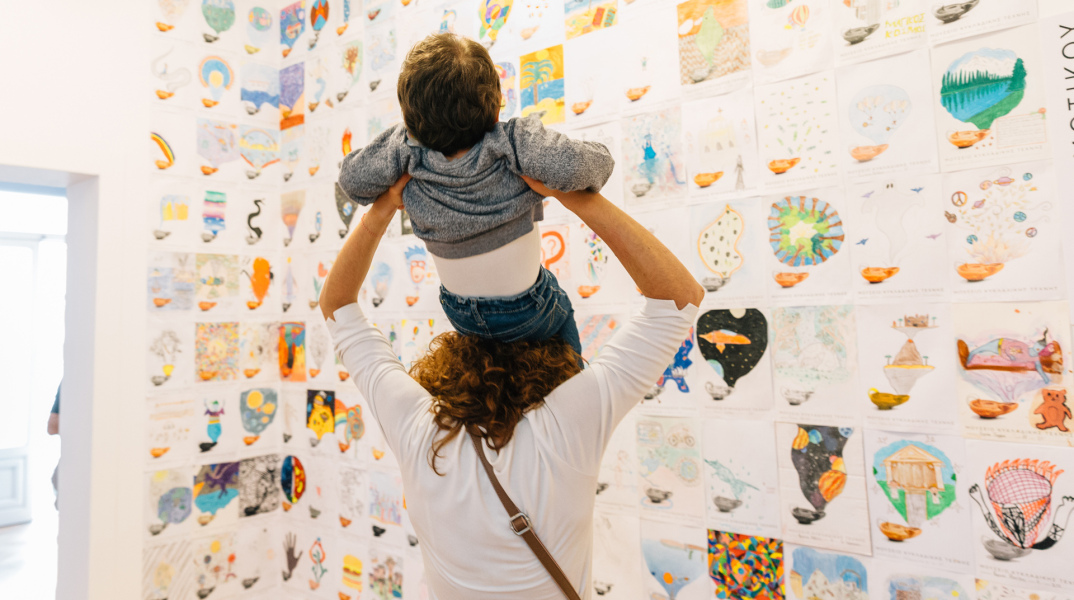 Από τον παιδικό διαγωνισμό ζωγραφικής του Μουσείου Κυκλαδικής Τέχνης