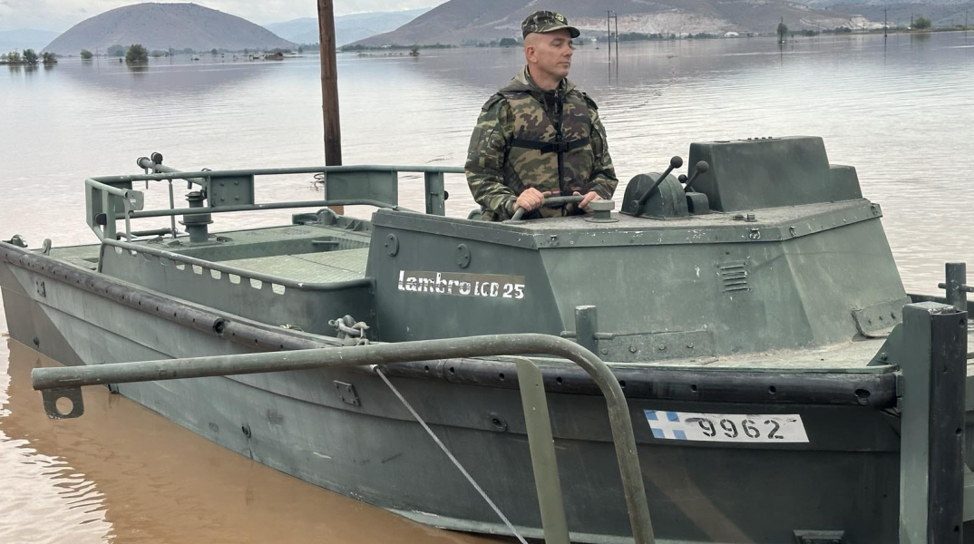 Επιχείρηση διάσωσης πλημμυροπαθών