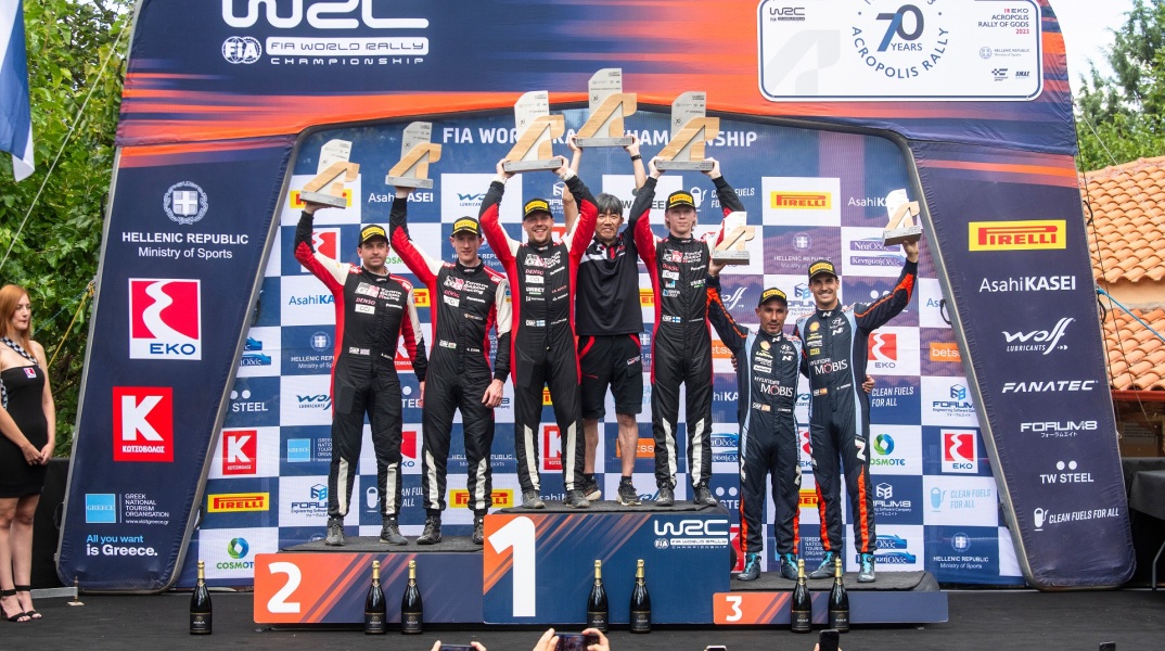 ΕΚΟ Ράλλυ Ακρόπολις 2023: Νικητής ο Kalle Rovanpera - Οι κορυφαίοι στις κατηγορίες WRC - Οι βαθμολογίες στα πρωταθλήματα οδηγών και κατασκευαστών