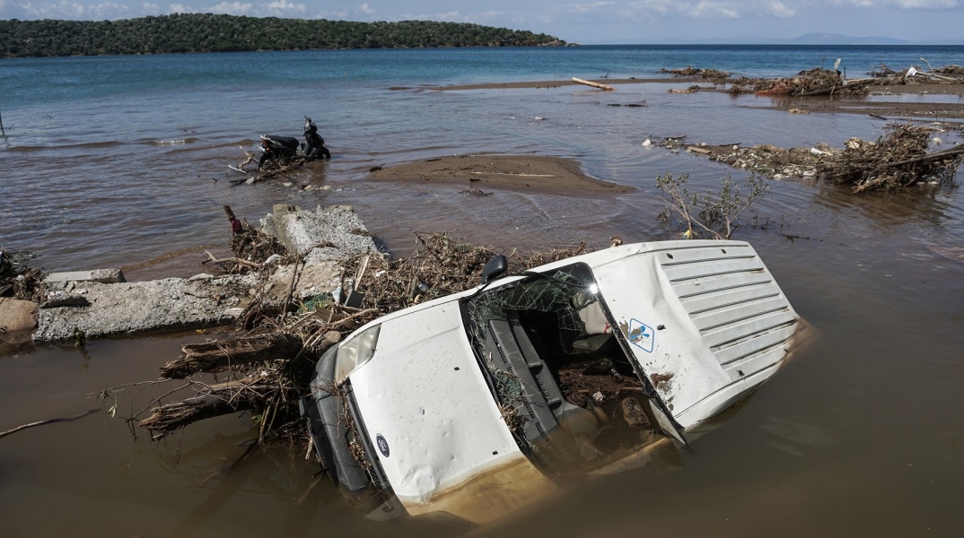 Κακοκαιρία Daniel: 1.096 χιλιοστά βροχής δέχτηκε συνολικά η Ζαγορά Πηλίου - Το γράφημα του Εθνικού Αστεροσκοπείου Αθηνών.