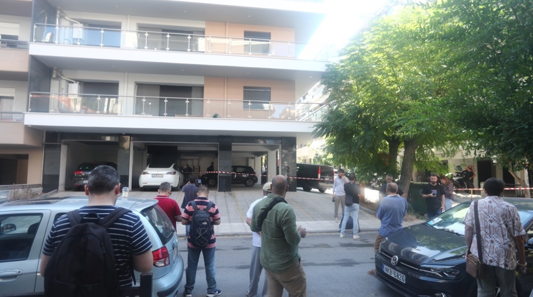 Το σπίτι όπου καταγράφηκε η γυναικοκτονία στην Καλαμαριά