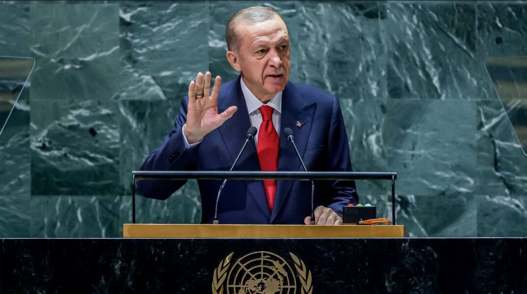 Την αναγνώριση της «Τουρκικής Δημοκρατίας της Βόρειας Κύπρου»  ζήτησε ο Ερντογάν στον ΟΗΕ