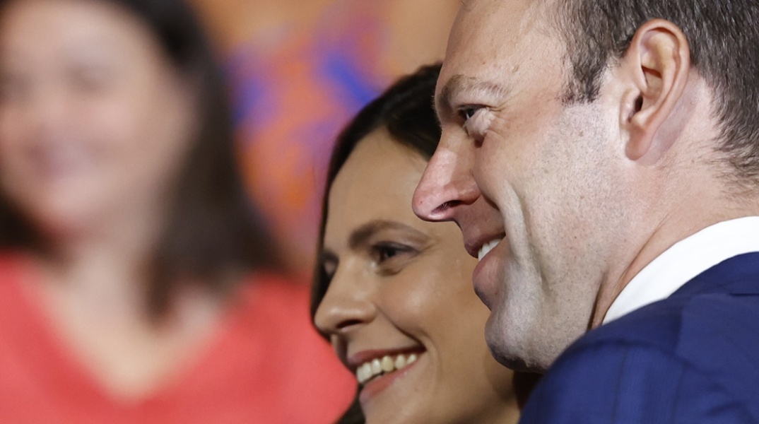 Έφη Αχτσιόγλου και Στέφανος Κασσελάκης