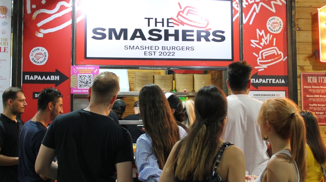 τα Smashers Burgers στο Burger Fest