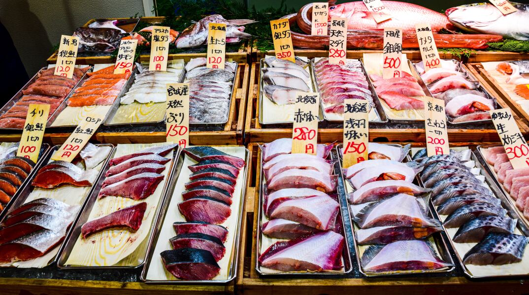 Ιχθυοπωλείο στην Ιαπωνία