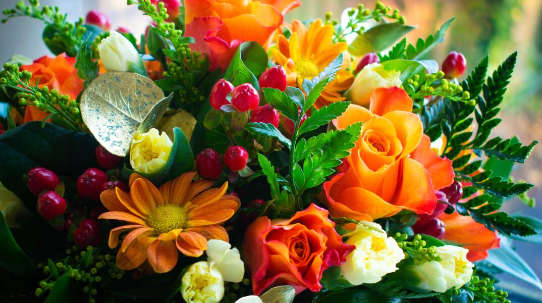 Μπουκέτο με λουλούδια