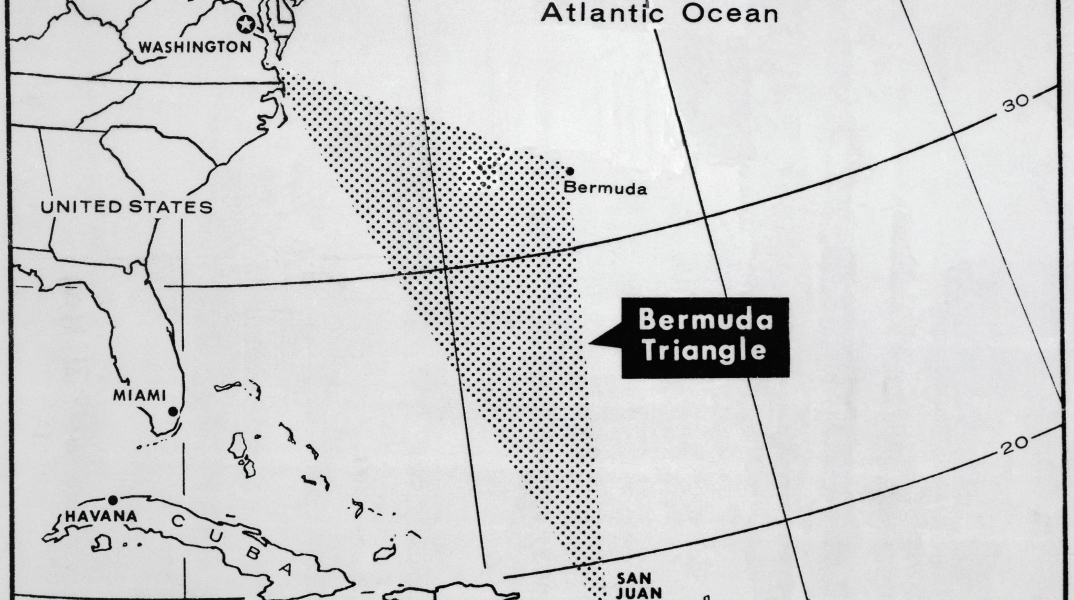 Απεικόνιση του Τριγώνου των Βερμούδων