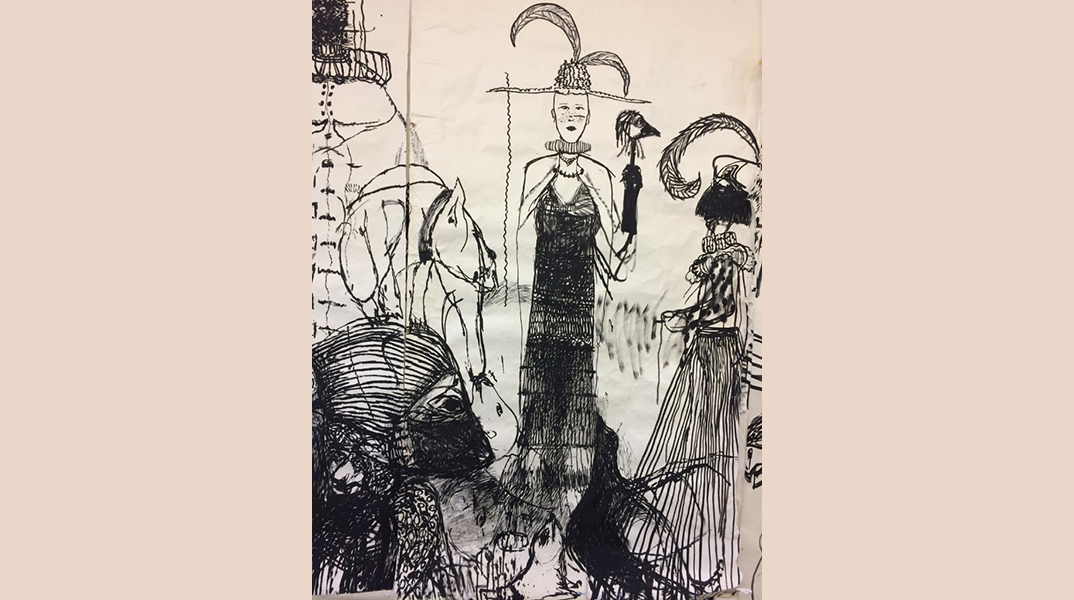 Αλέξανδρος Γεωργίου, «Τρεις ήπειροι, τρεις φίλοι. Σχέδια 1993-2023» στην Πινακοθήκη Δήμου Αθηναίων