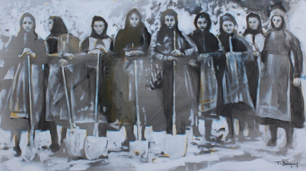 Ο εικαστικός Τάσος Δήμος μιλάει για την ατομική του έκθεση «Το Έπος του ‘40» που παρουσιάζεται στο Πολεμικό Μουσείο από τις 28 Οκτωβρίου