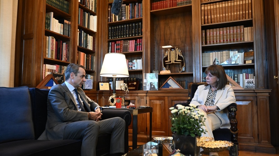 Κυριάκος Μητσοτάκης - Κατερίνα Σακελλαροπούλου