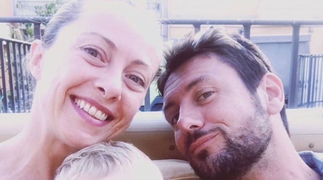 H Giorgia Meloni και ο πρώην σύντροφός της, Andrea Giambruno