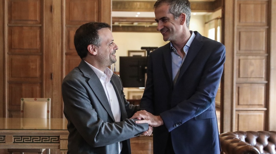 Χάρης Δούκας και Κώστας Μπακογιάννης συναντήθηκαν στον δήμο Αθηναίων