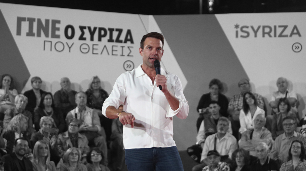 Ο πρόεδρος του ΣΥΡΙΖΑ, Στέφανος Κασσελάκης