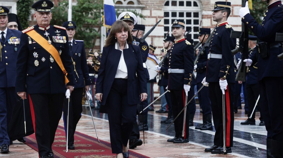 Κατερίνα Σακελλαροπούλου: Το μήνυμα της Προέδρου της Δημοκρατίας για την επέτειο της απελευθέρωσης της Θεσσαλονίκης και τη γιορτή του Αγίου Δημητρίου.