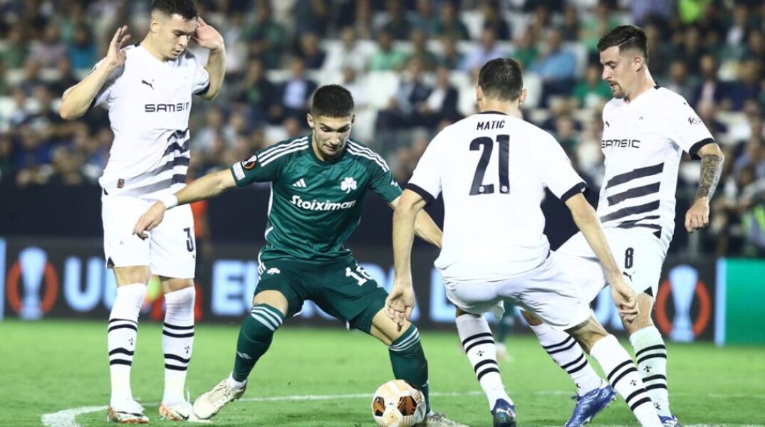 Νέο διπλό πρόστιμο της UEFA στον Παναθηναϊκό για τα ματς με τη Ρεν