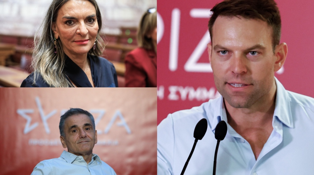 Η Πέτη Πέρκα, ο Ευκλείδης Τσακαλώτος και ο Στέφανος Κασσελάκης