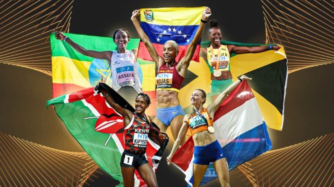 Παγκόσμια Ομοσπονδία Στίβου: Οι υποψήφιες για το βραβείο καλύτερης αθλήτριας της χρονιάς  Ανακοινώθηκαν τα ονόματα των 5 φιναλίστ.