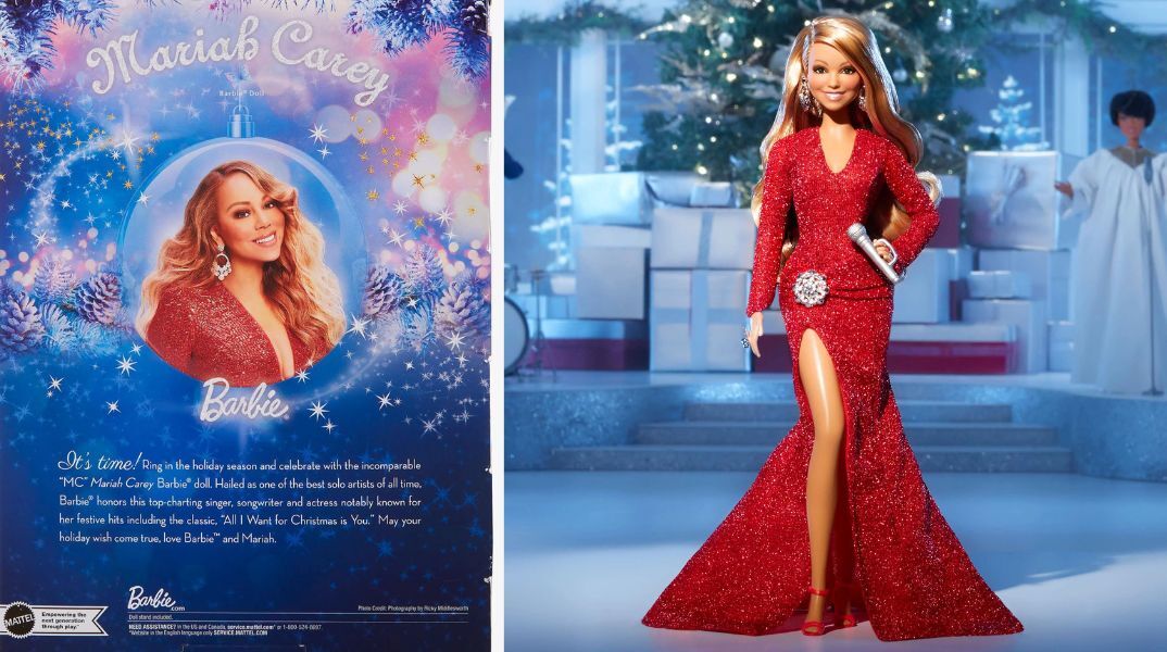 Μαράια Κάρεϊ: Έγινε Barbie για τα Χριστούγεννα - Συλλεκτική signature κούκλα στη μορφή της διάσημης τραγουδίστριας για τη γιορτινή περίοδο.