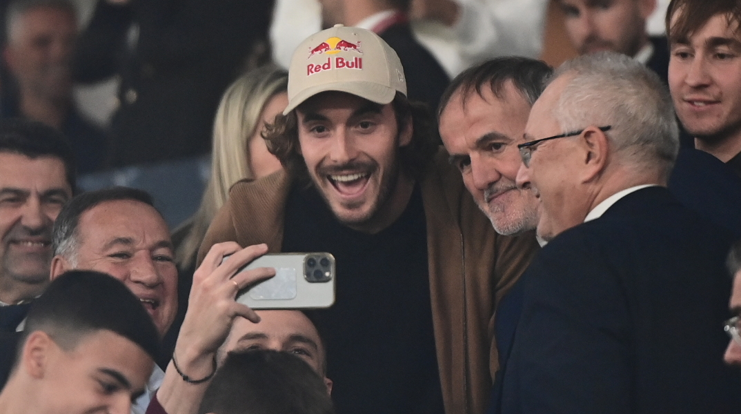 Ο Στέφανος Τσιτσιπάς στην OPAP Arena