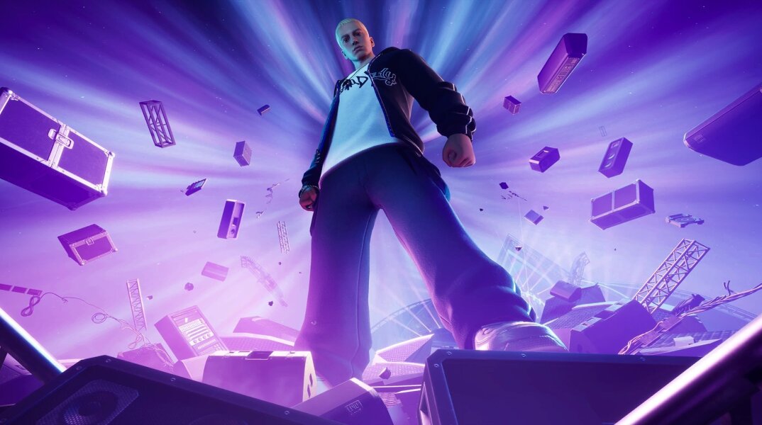 O Eminem στο φινάλε του Fortnite Season 4