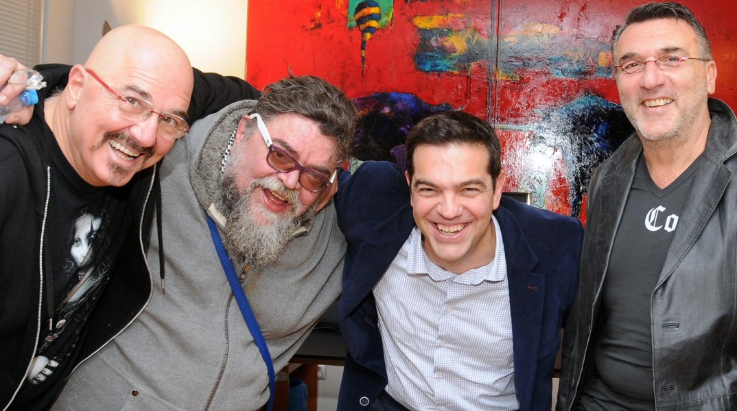 Ο Σταμάτης Κραουνάκης με τον Αλέξη Τσίπρα