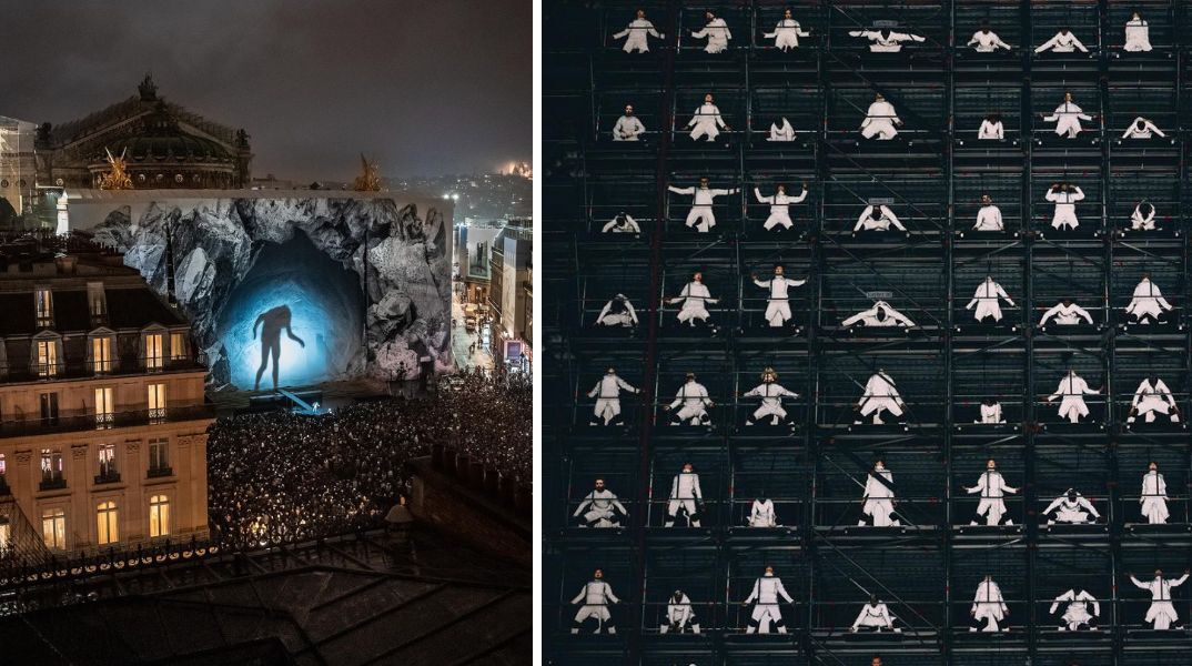 Όπερα του Παρισιού: Μετατράπηκε σε υπαίθρια σκηνή για παράσταση του JR - Με 153 χορευτές και συνεργασία μέλους των Daft Punk.