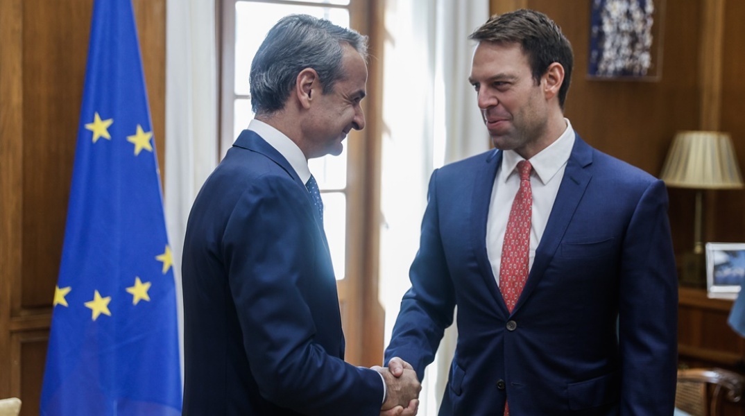 Στέφανος Κασσελάκης και Κυριάκος Μητσοτάκης