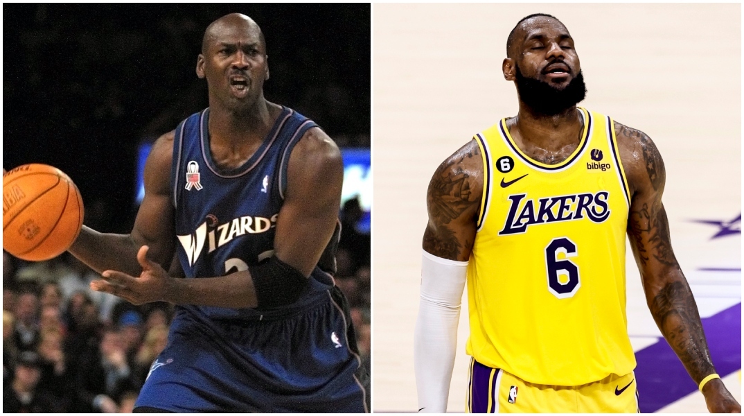 Μάικλ Τζόρνταν και ΛεΜπρόν Τζέιμς