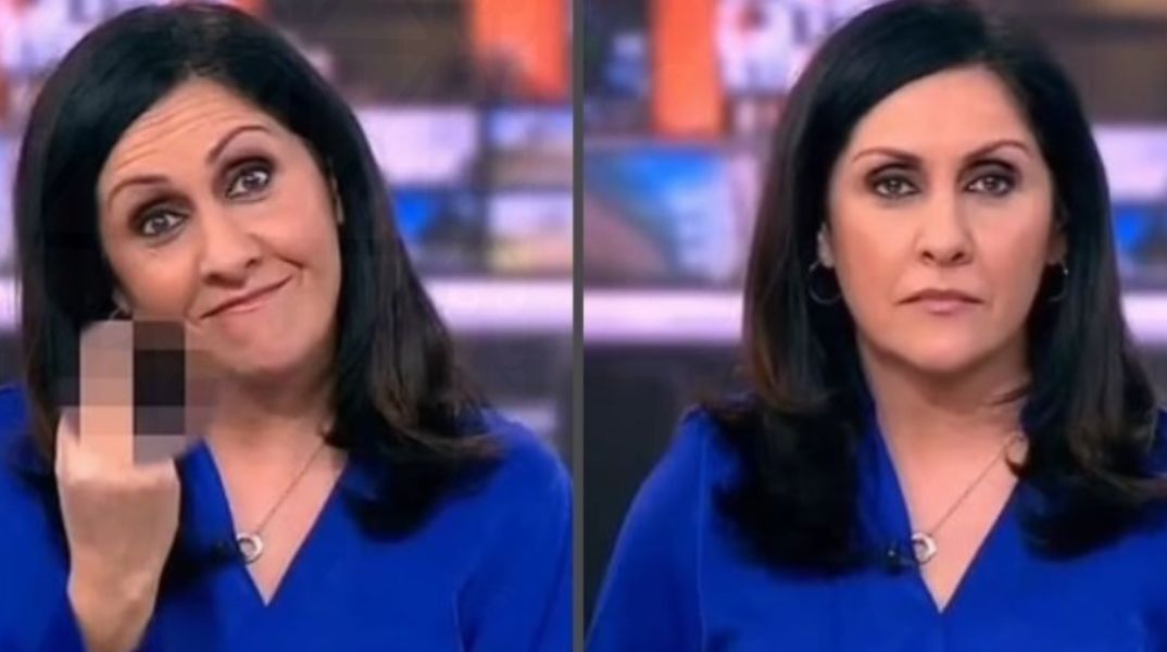  Παρουσιάστρια του BBC ζητά συγγνώμη για άσεμνη χειρονομία σε live μετάδοση