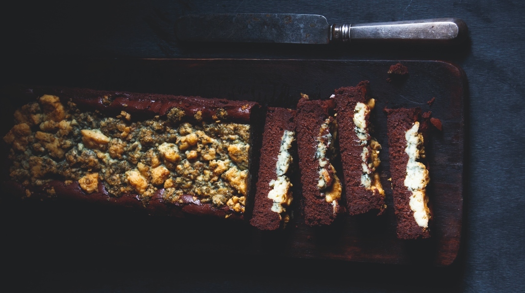 ΦΟΝΤΑΝ ΣΟΚΟΛΑΤΑΣ ΜΕ BLUE CHEESE