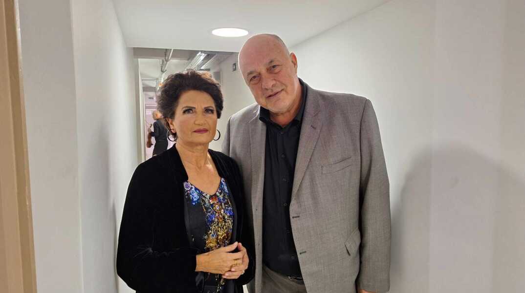 Η Άλκηστις Πρωτοψάλτη και ο Αχιλλέας Μπέος