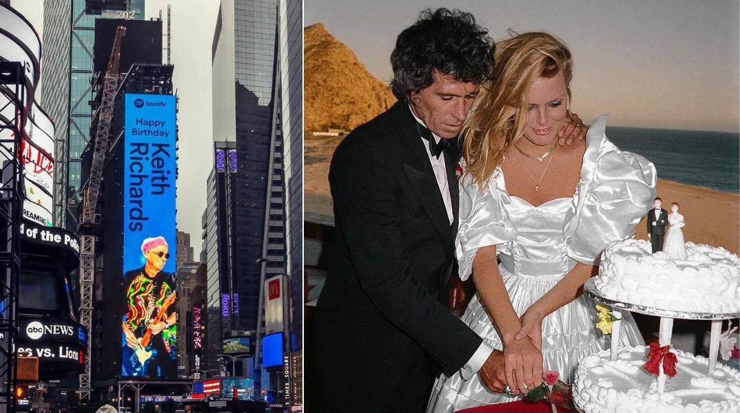 Κιθ Ρίτσαρντς: Γιόρτασε τα 80α γενέθλια και την 40η επέτειο γάμου του με την Πάτι Χάνσεν - Ευχές από τους Rolling Stones στα κοινωνικά δίκτυα.