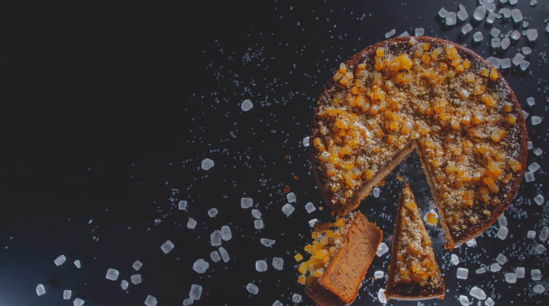 Βασιλόπιτα με άρωμα μελομακάρονου 