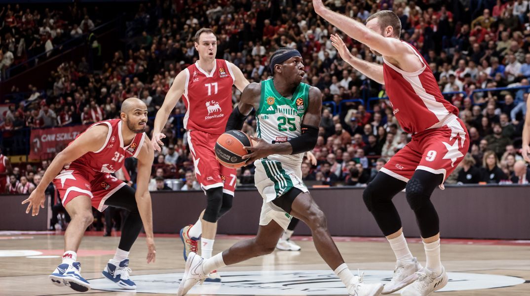 Euroleague: Ο Παναθηναϊκός νίκησε με σκορ 76-68 την Αρμάνι Μιλάνο εκτός έδρας - Στην τέταρτη θέση οι πράσινοι - Σπουδαία εμφάνιση του Κέντρικ Ναν.