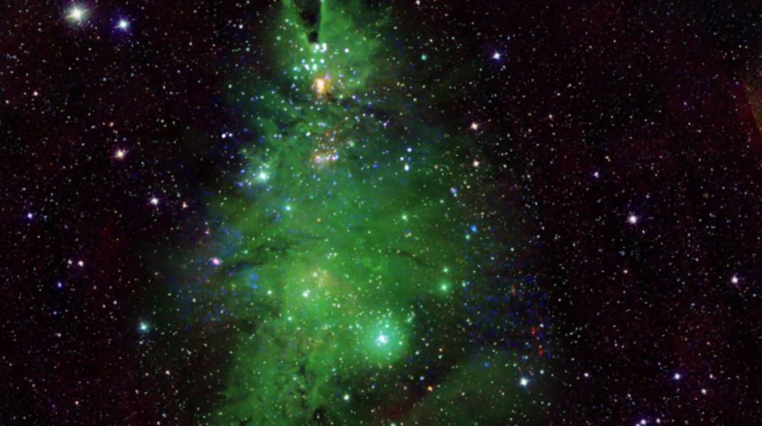 Το χριστουγεννιάτικο αστρικό δέντρο του Γαλαξία μας «δια χειρός» NASA