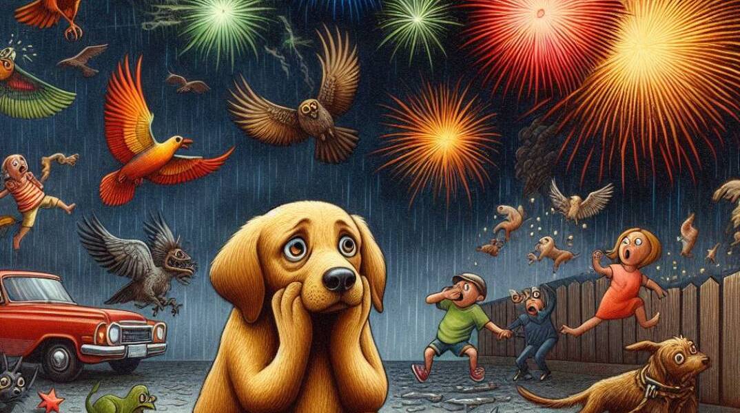 Πυροτεχνήματα, ζώα και ζωάκια