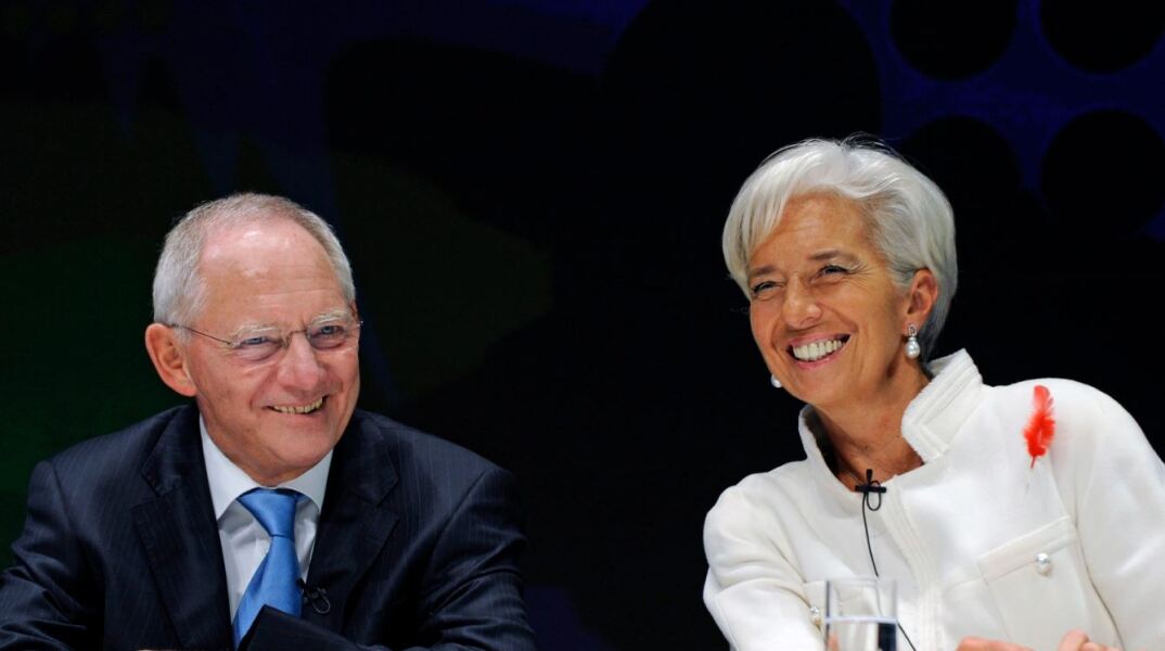 Ο Βολφγκανγκ Σόιμπλε και η Κριστίν Λανγκάρντ