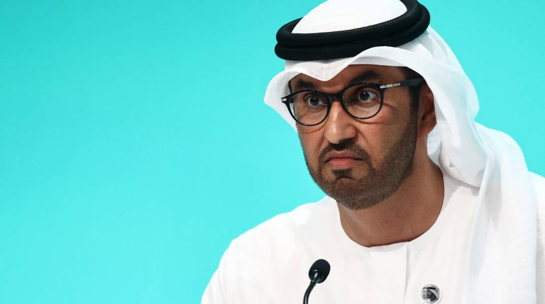 Ο Σουλτάνος Αλ Τζαμπέρ, πρόεδρος του COP28 και εκτελεστικός διευθυντής της εταιρείας πετρελαίων Adnoc