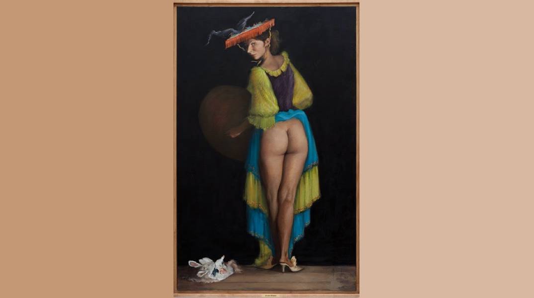 Η Ireland Wisdom στο The Breeder Open Studio