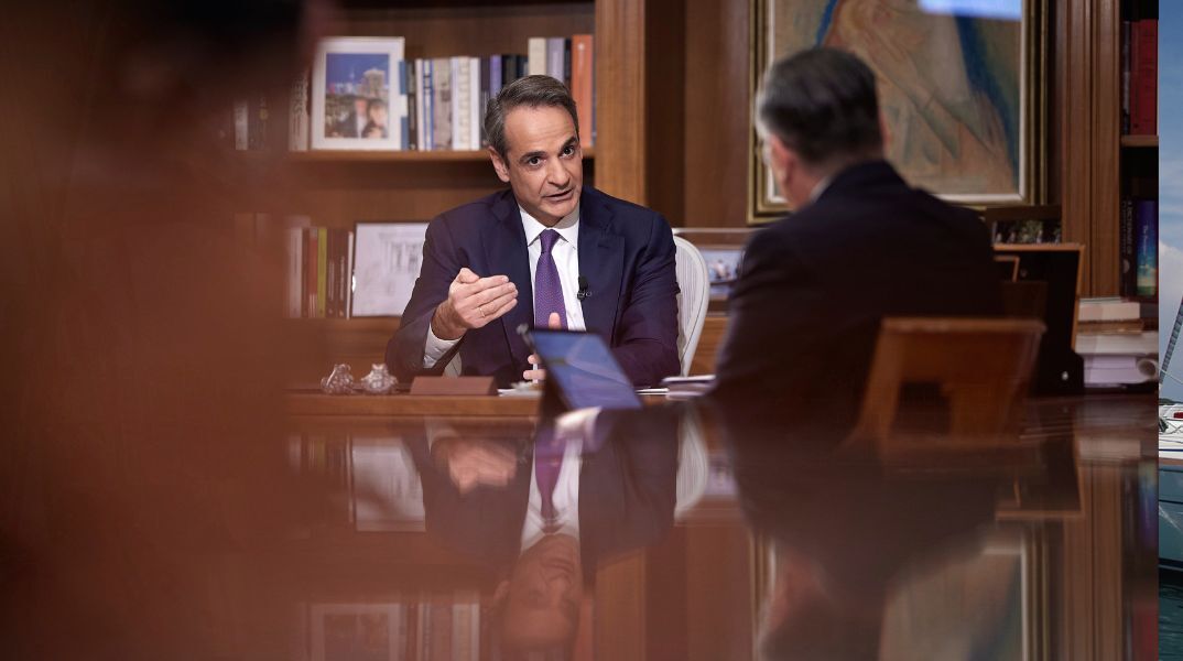 H συνέντευξη του Κυριάκου Μητσοτάκη στην ΕΡΤ