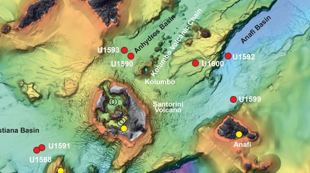 Σαντορίνη: Άγνωστη υποθαλάσσια ηφαιστειακή έκρηξη έφεραν στο φως έρευνες - Τα ευρήματα της πολυεθνικής επιστημονικής ομάδας.