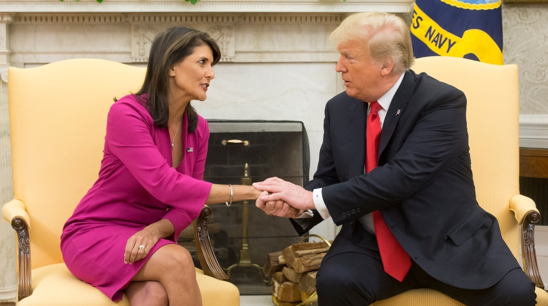 Ντόναλντ Τραμπ – Νίκι Χέιλι: το δίδυμο της επιτυχίας