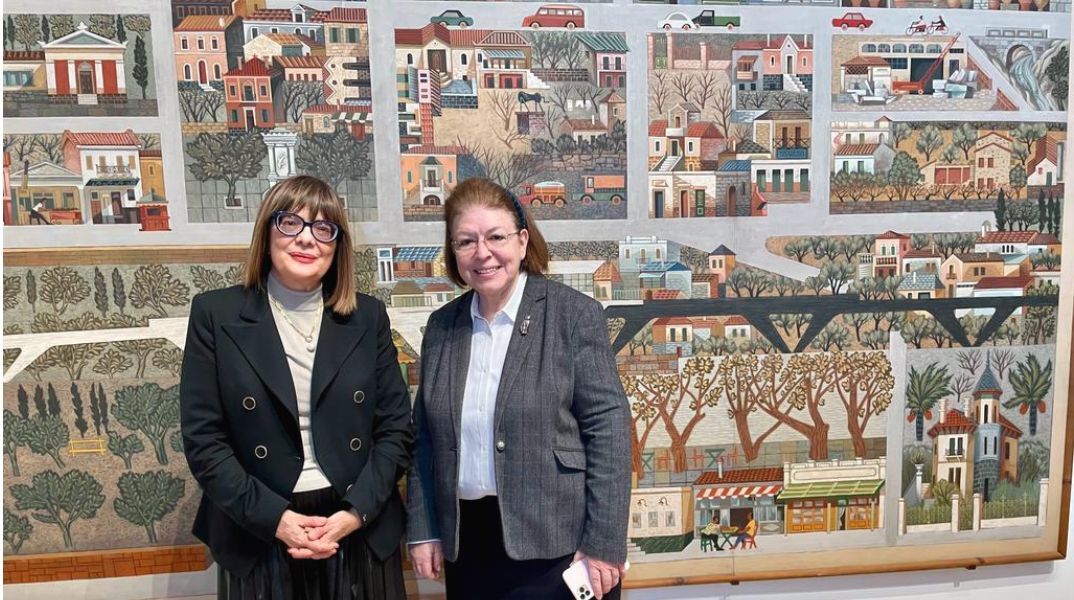 Συνάντηση εργασίας Λίνας Μενδώνη με την υπουργό Πολιτισμού της Σερβίας Maja Gojkovic