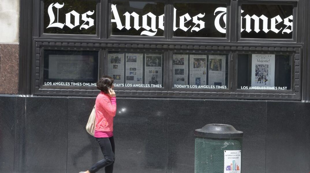 Η ιστορική εφημερίδα Los Angeles Times απολύει 115 δημοσιογράφους