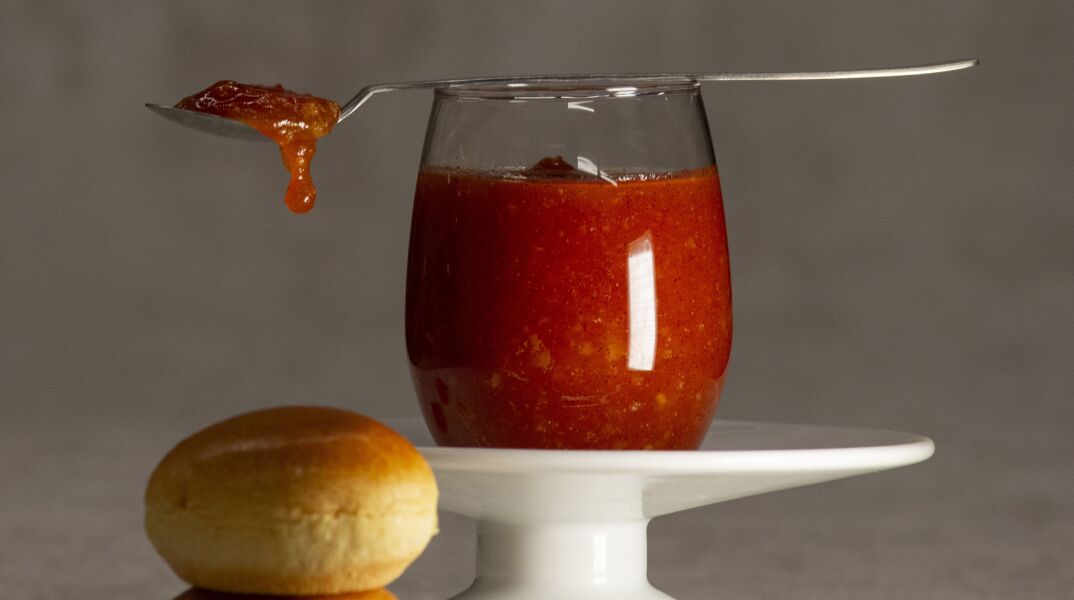 Μαρμελάδα ντομάτας με βανίλια