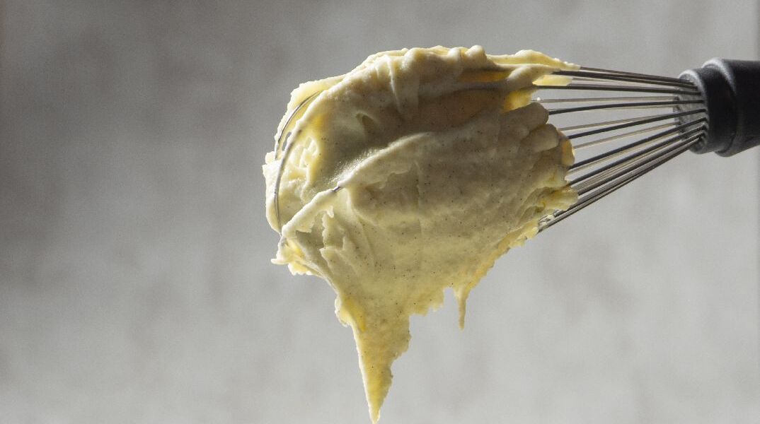 Γλυκός πουρές πατάτας με βανίλια